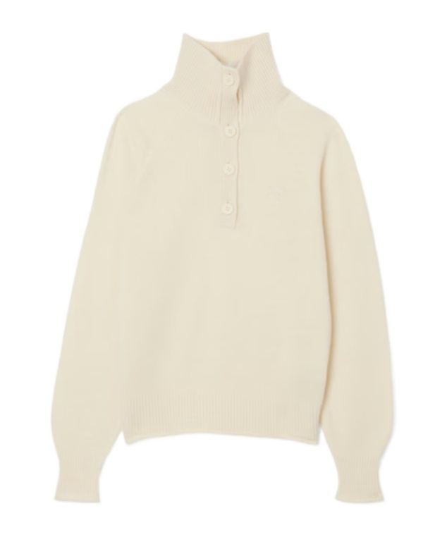 Lacoste Carded Wool High Neck Sweater In Multi