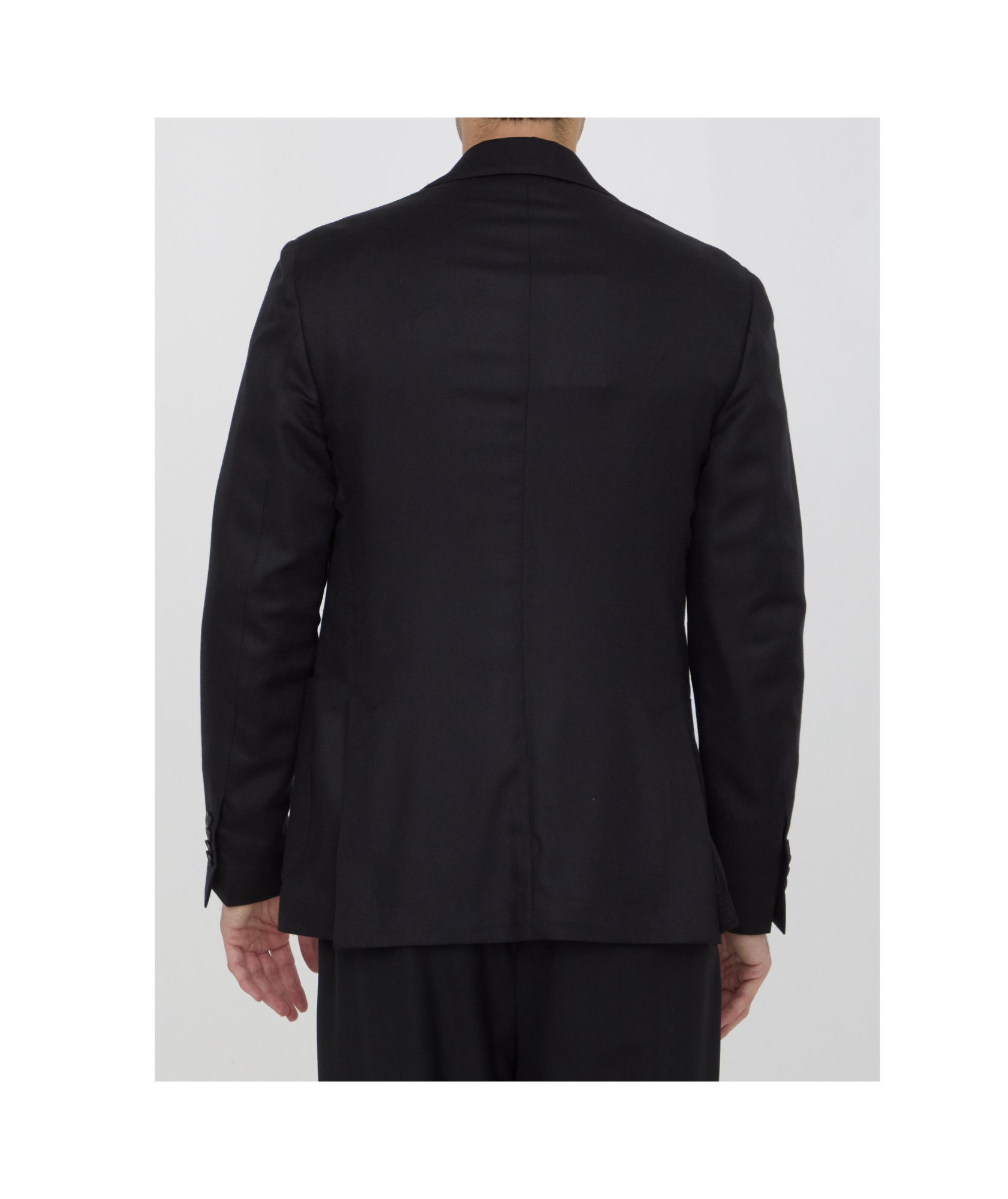 Lardini Notch-lapels Single-breasted Blazer In Black