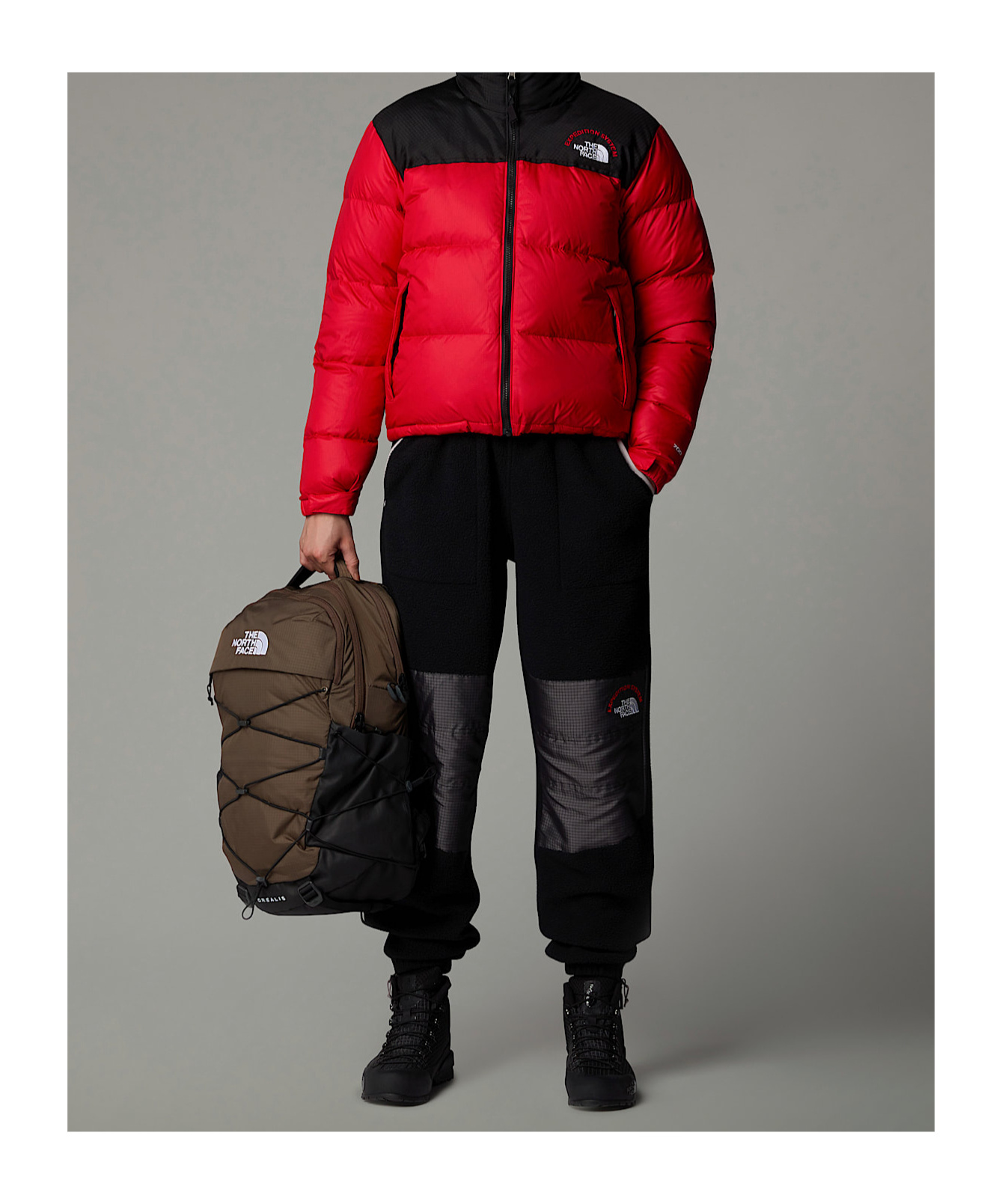 Shop The North Face 1996 Retro Nuptse Puffer Jacket In Red