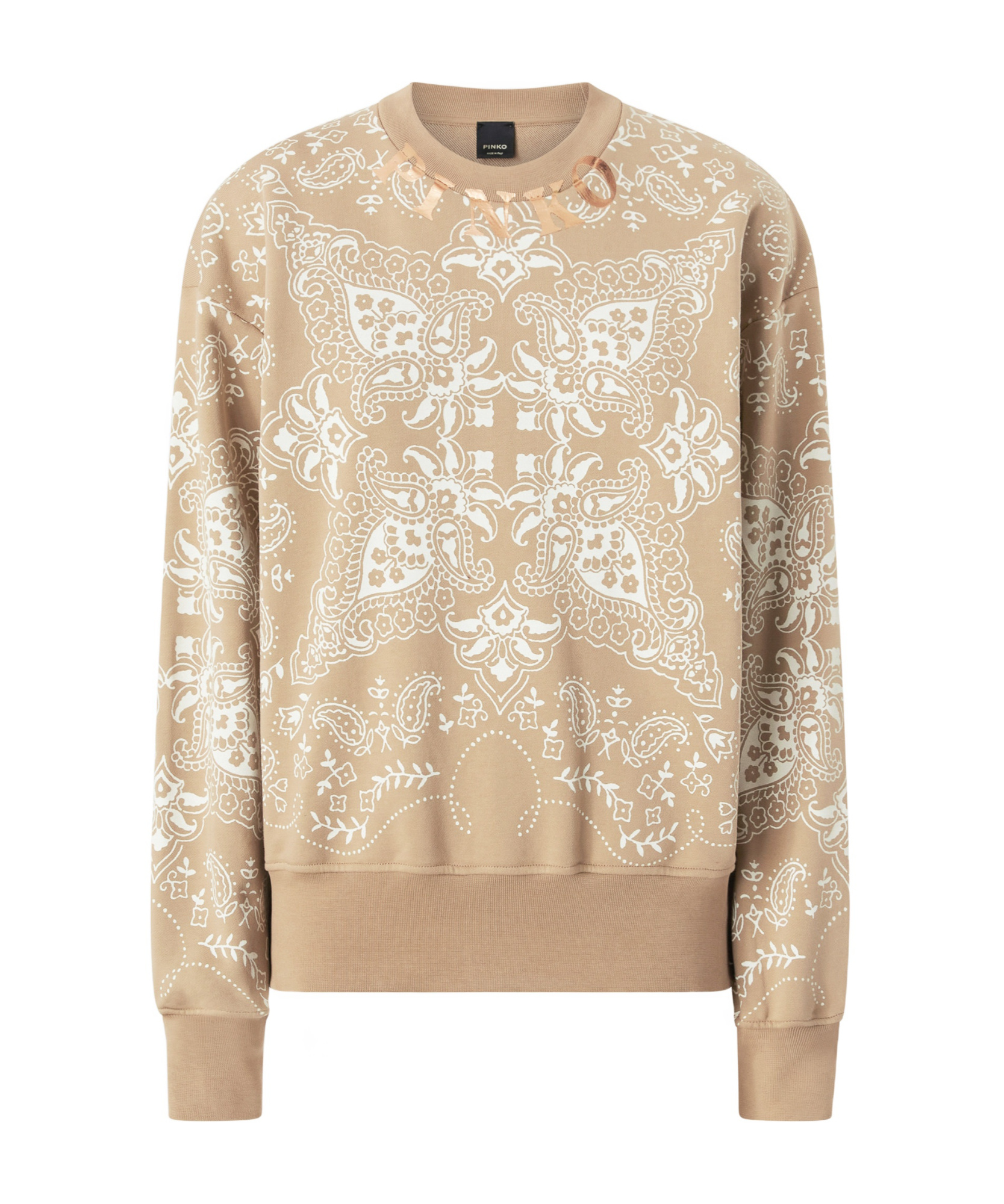 Pinko Sweatshirt Mit Print In Nude