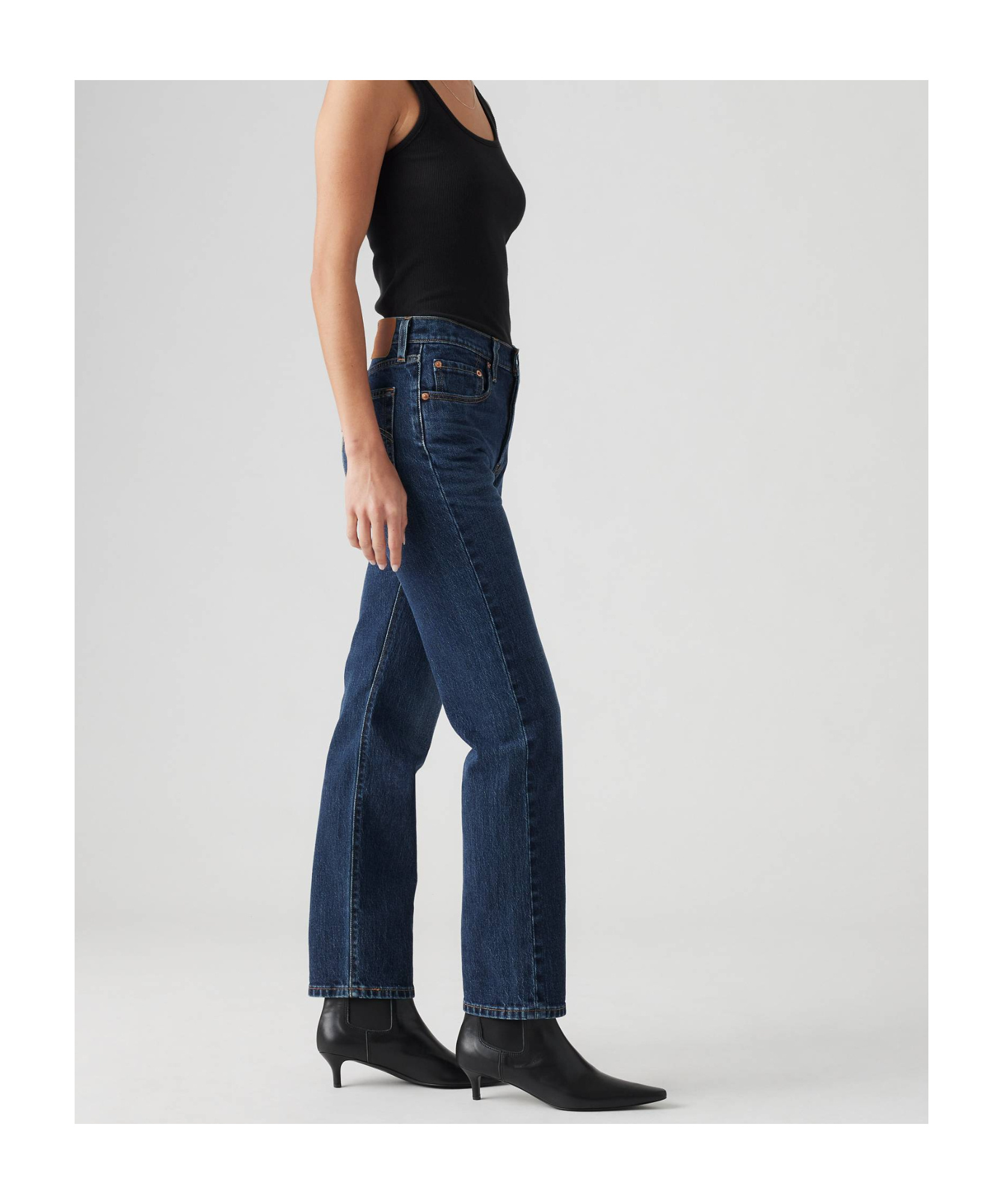 Levi's Belt-loop Jeans In Black