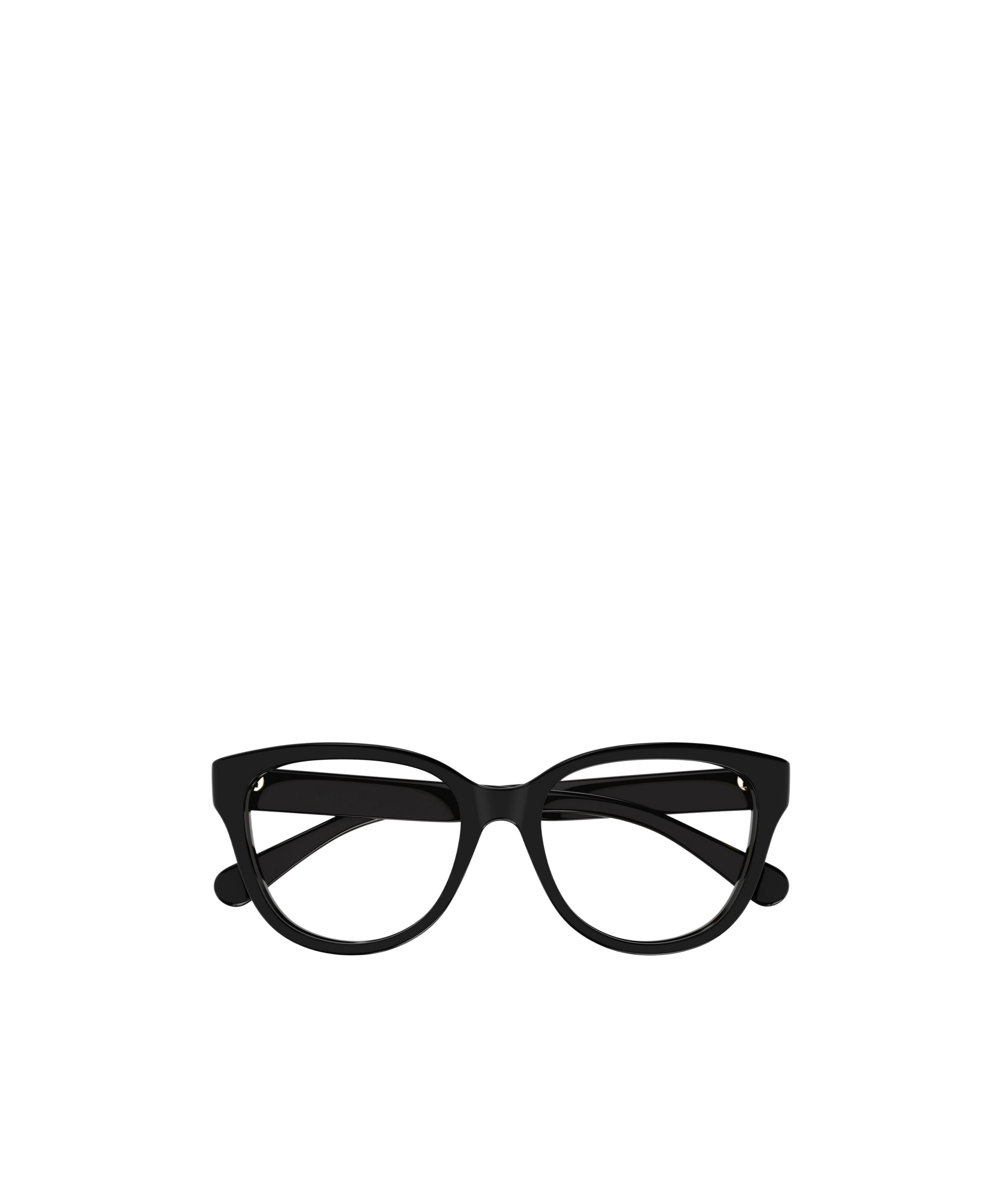 Chloé Logo-embossed Square-frame Glasses In Black