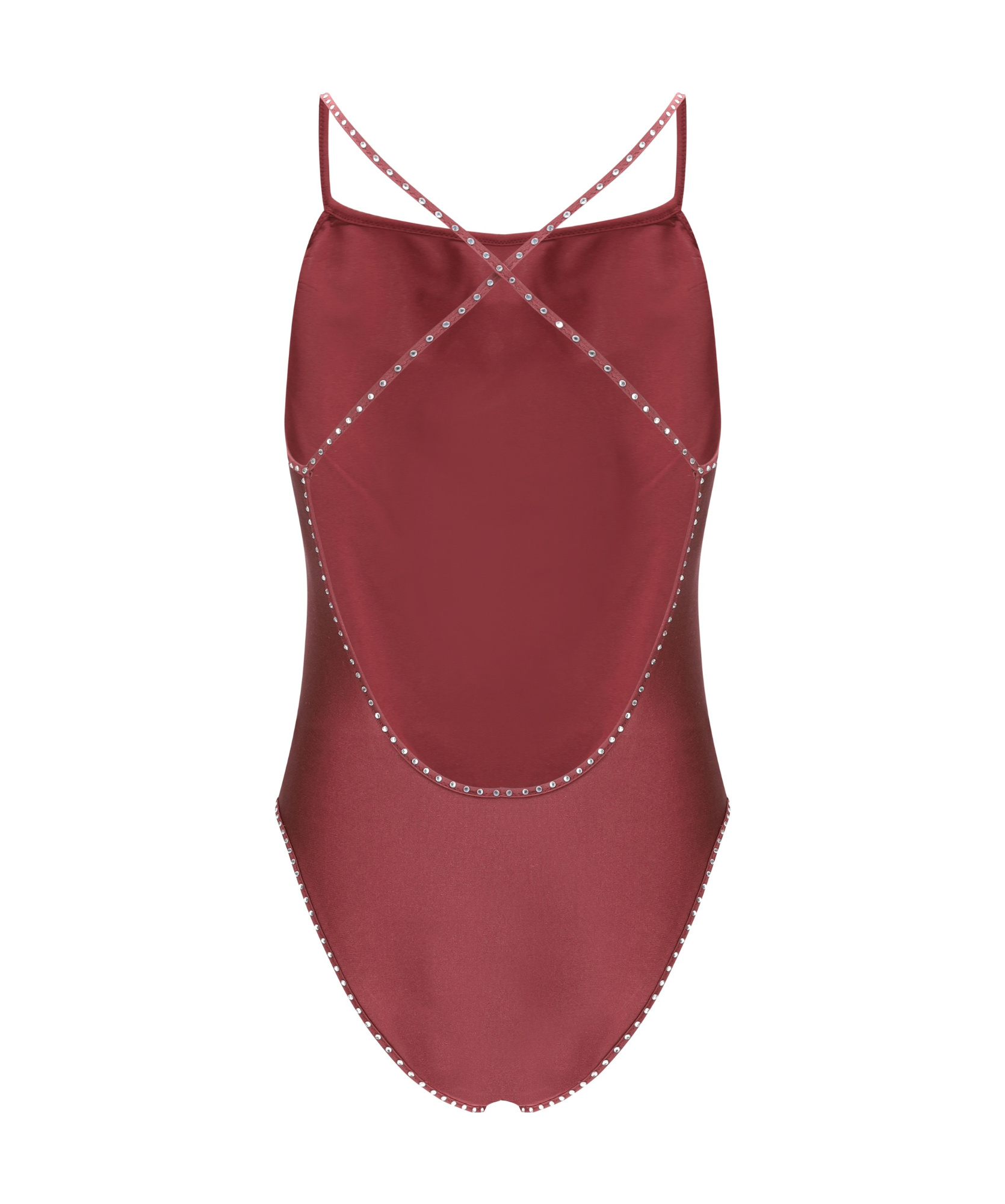 Oseree Crystal-detail Swimsuit In Pink