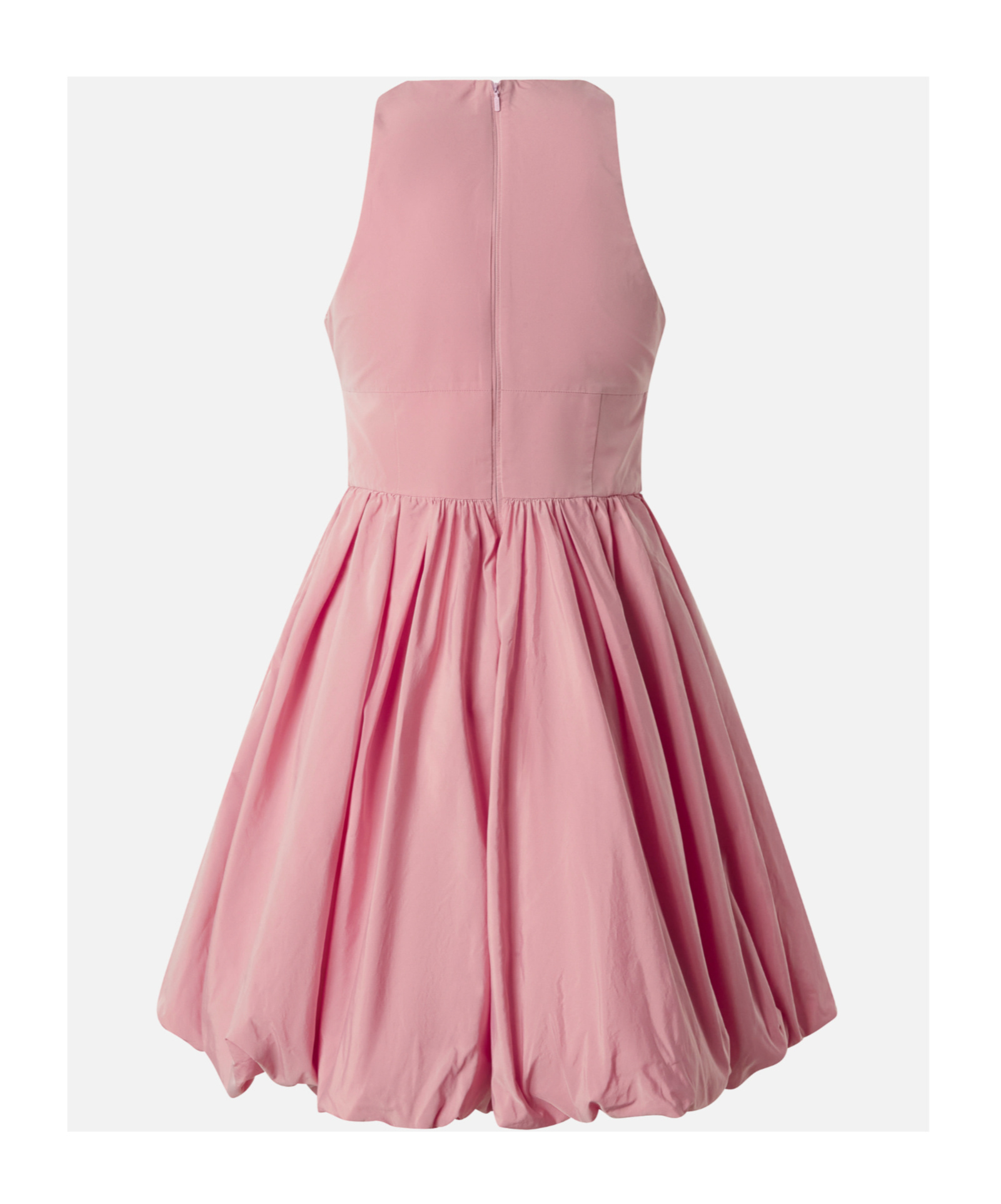 Pinko Rew-neck Sleeveless Mini Dress In Purple
