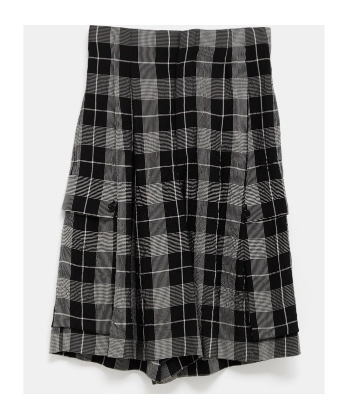 Loewe Check-pattern Shorts In Black