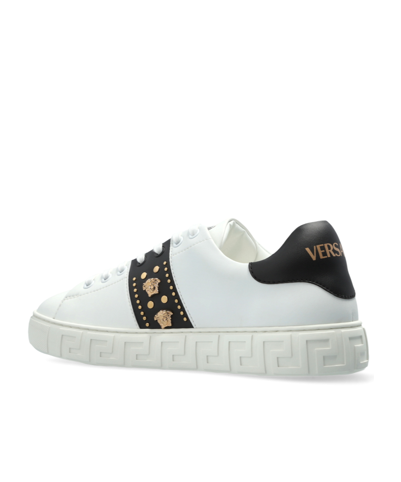 VERSACE VERSACE MEDUSA-MOTIF LACE-UP SNEAKERS