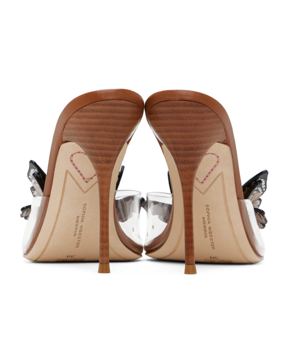 Sophia Webster Pattern Decal High-heeled Sandals In Brown