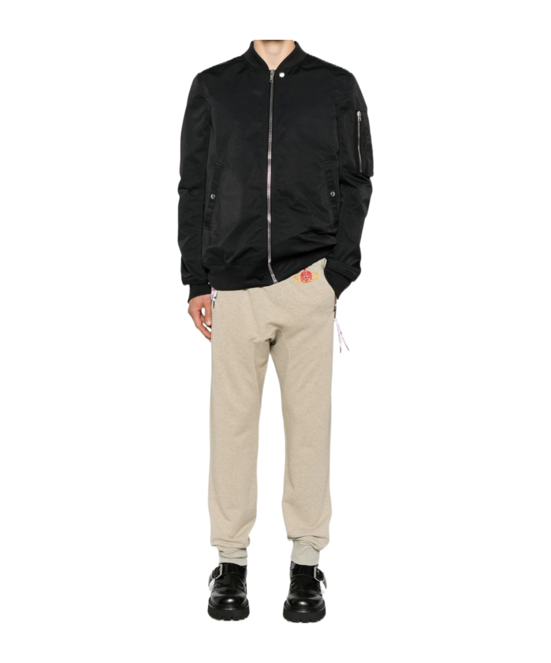 Vivienne Westwood Elastic Waist Track Pants In Nude