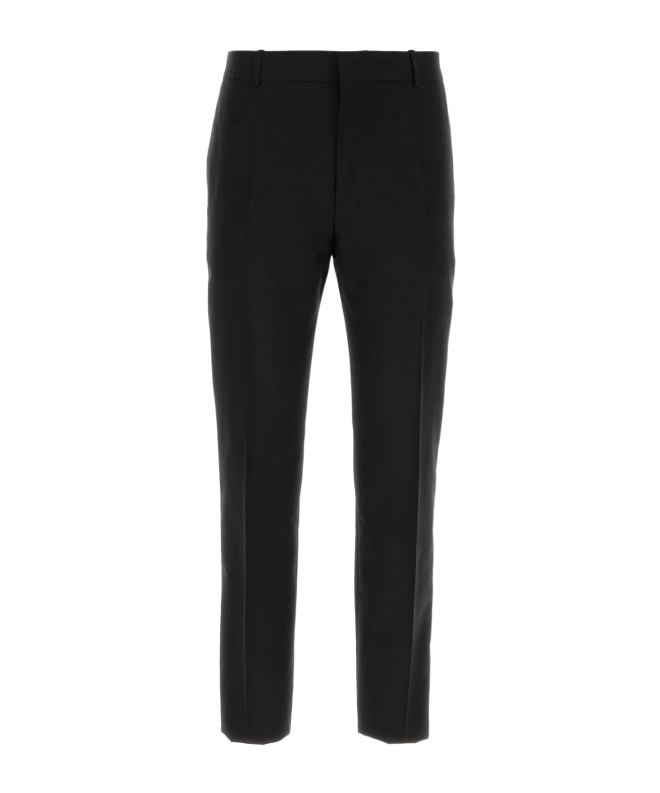 Alexander Mcqueen Alexander Mc Queen Organic Cotton Trousers In Black