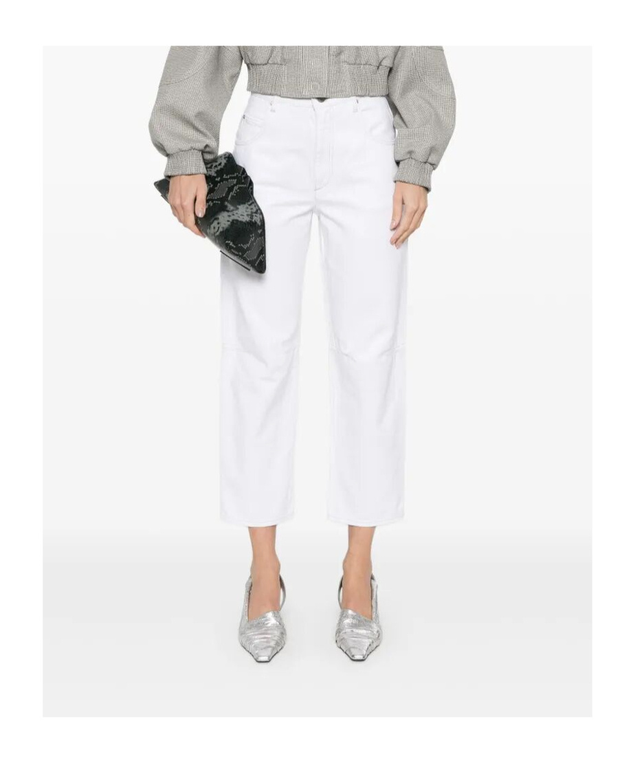 Isabel Marant Janet Tapered Leg Jeans Clothing In White