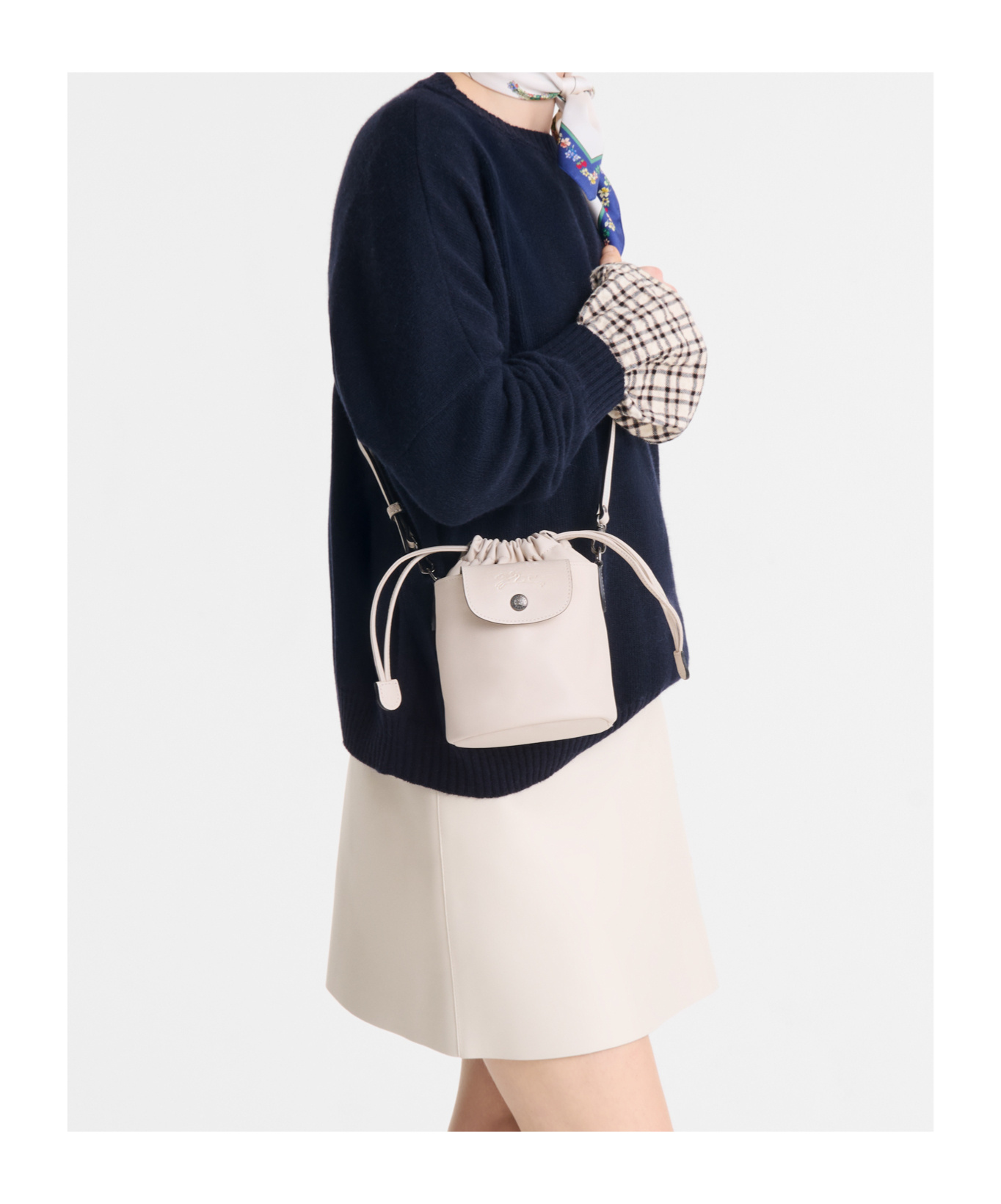 Longchamp Extra Small Le Pliage Xtra Leather Bucket Bag