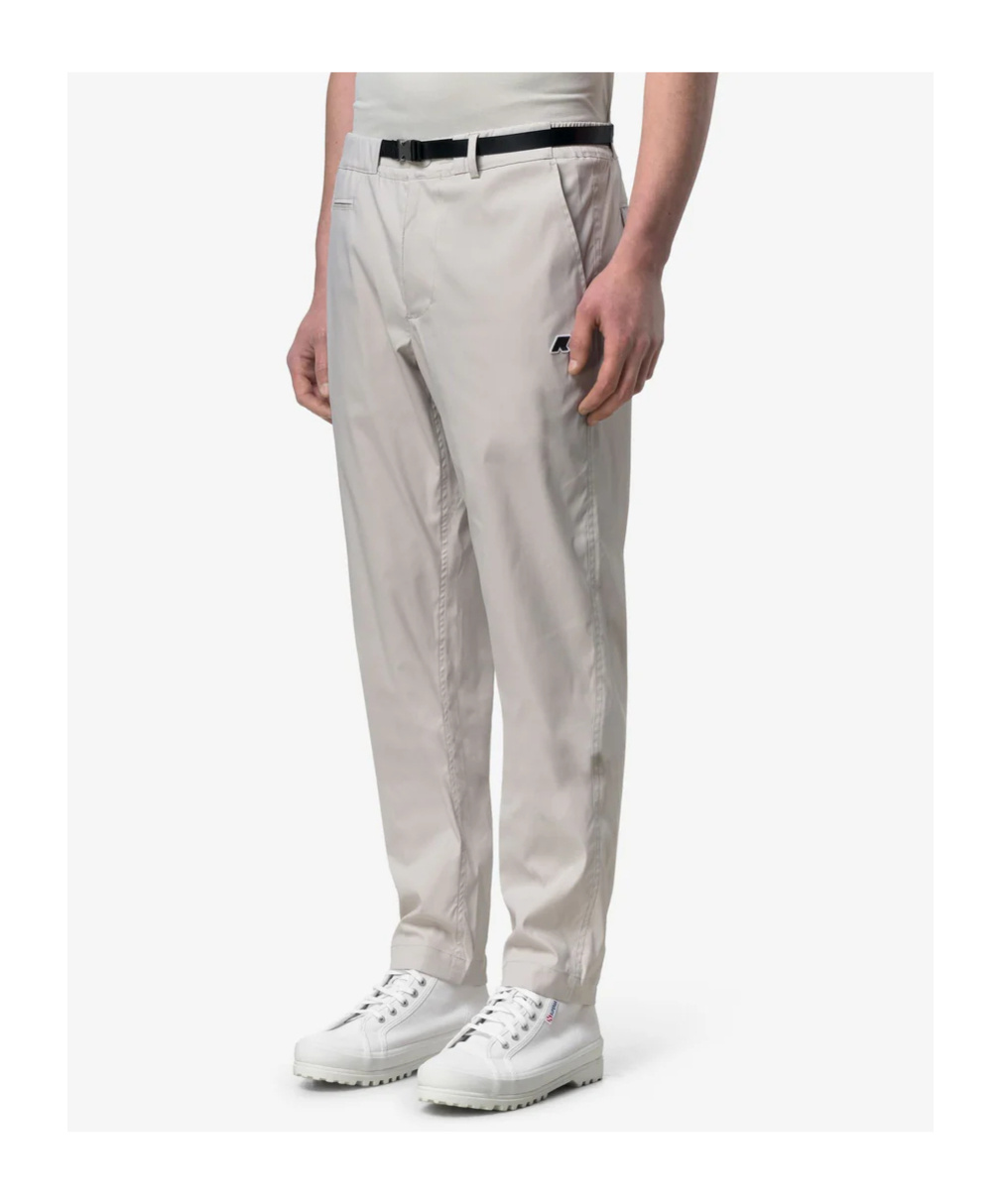 K-way Elasticated Trousers In White