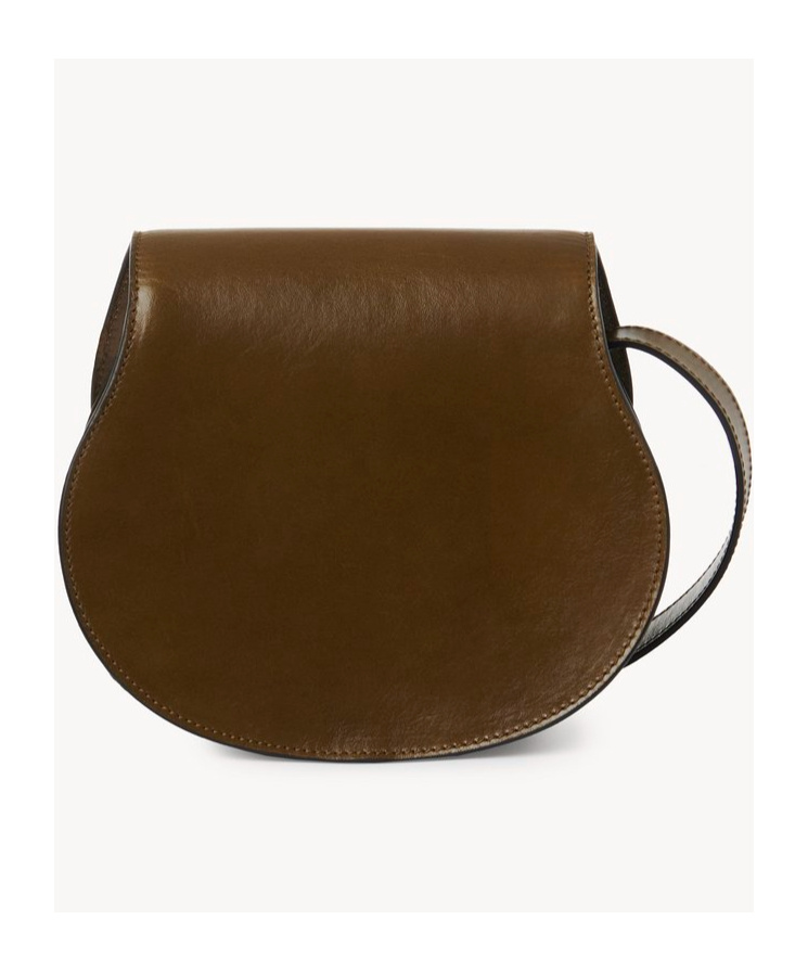 Chloé Small Flip Saddle Bag In Brown