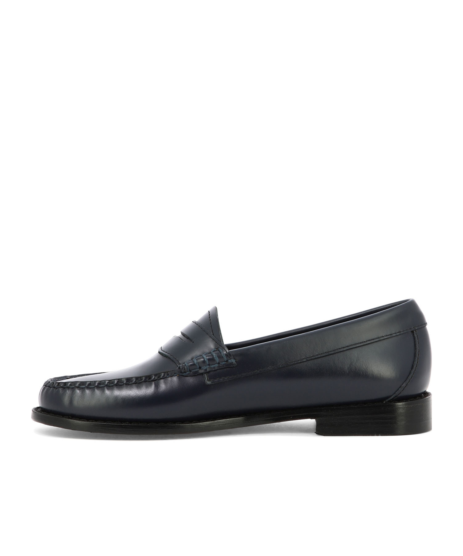 G.h. Bass & Co. Weejuns Penny Leather Loafers In Black