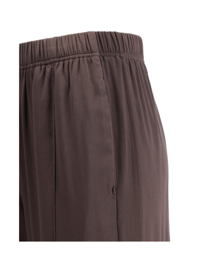 Forte Forte Satin Jogger Pants In Brown