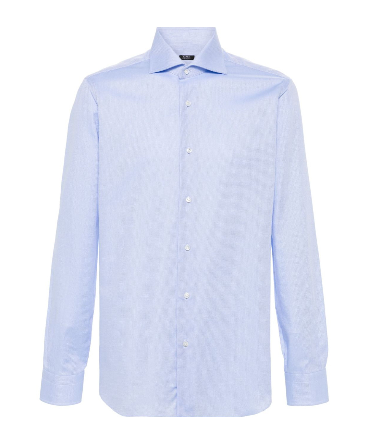 Barba Napoli Long-sleeved Shirt In Light Blue