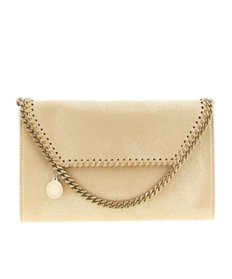Stella Mccartney Flap Shoulder Bag In Brown