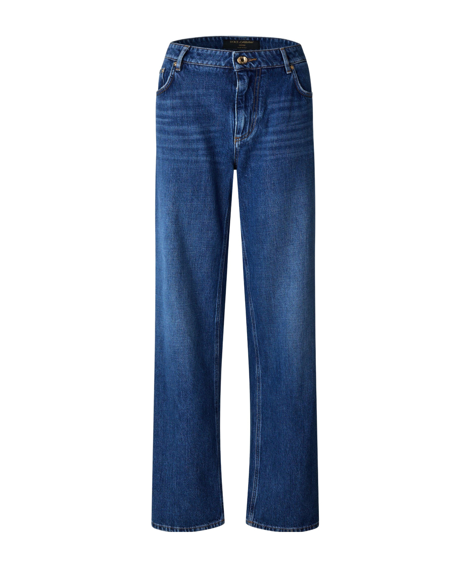 Dolce & Gabbana Straight-leg Denim Jeans In Blue