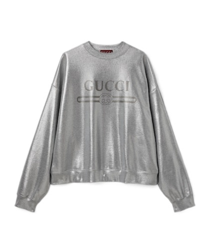 Gucci Long-sleeved Sweater In Gray