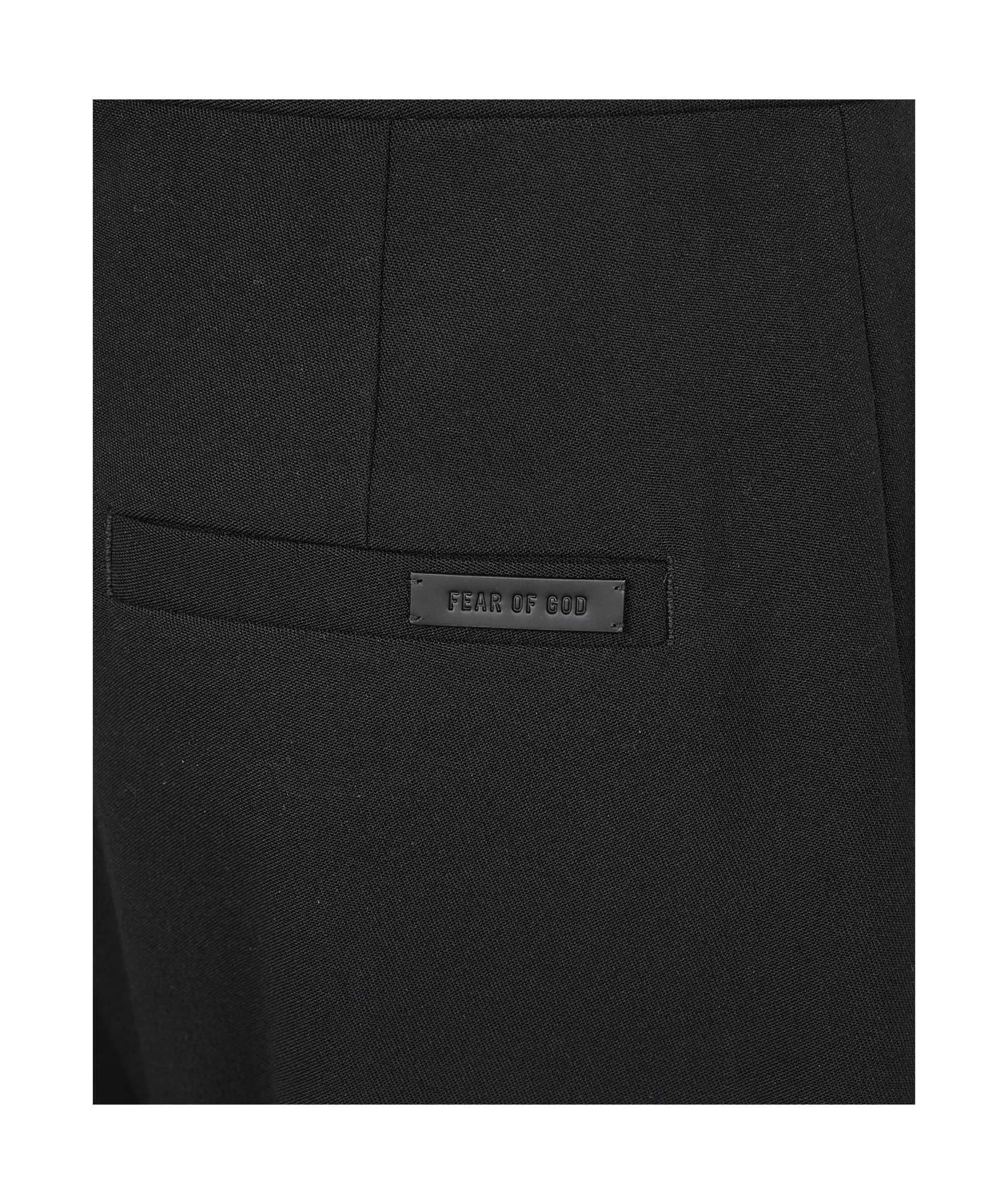 Fear Of God Single Pleat Eternal Trousers In Black