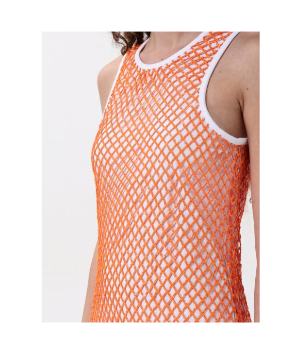 Moschino Round Neck Dress In Pink