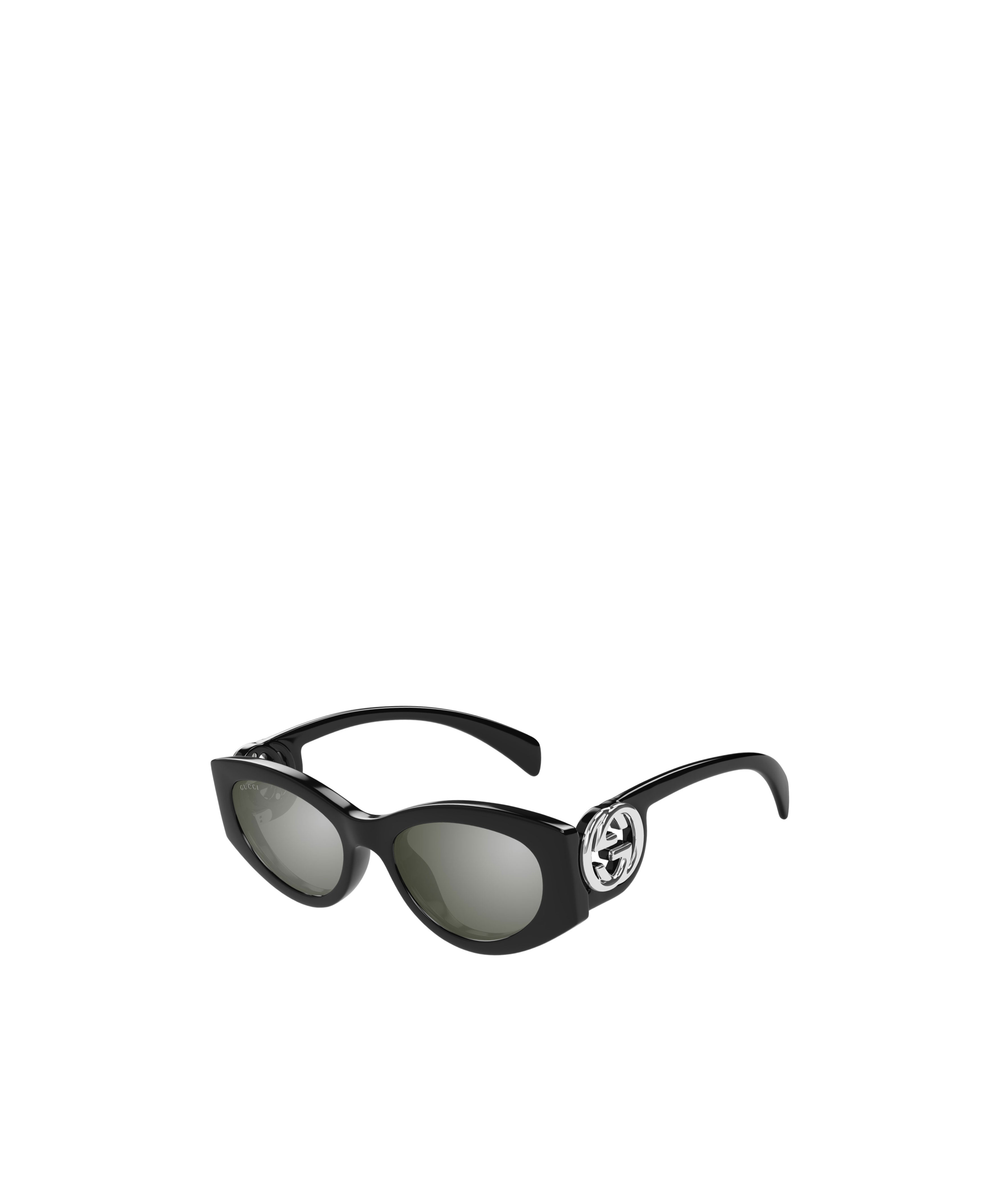 Gucci Grey Mirror Cat Eye Ladies Sunglasses Gg1691s 001 54 In Black
