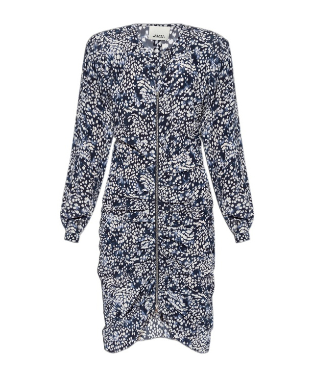 Isabel Marant Long-sleeved Dress In Black