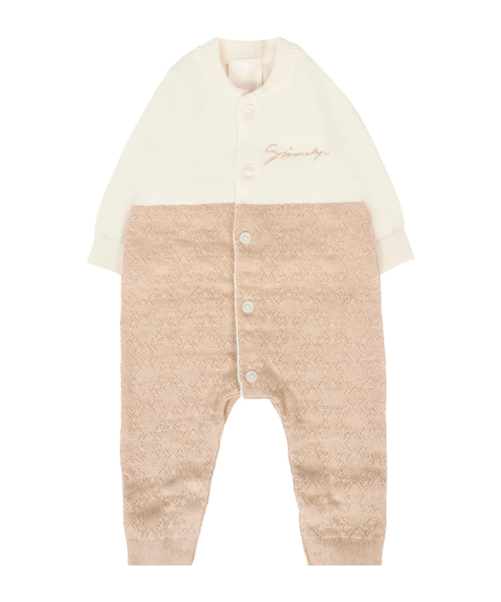 Givenchy Long-sleeved Jumpsuit In Brown