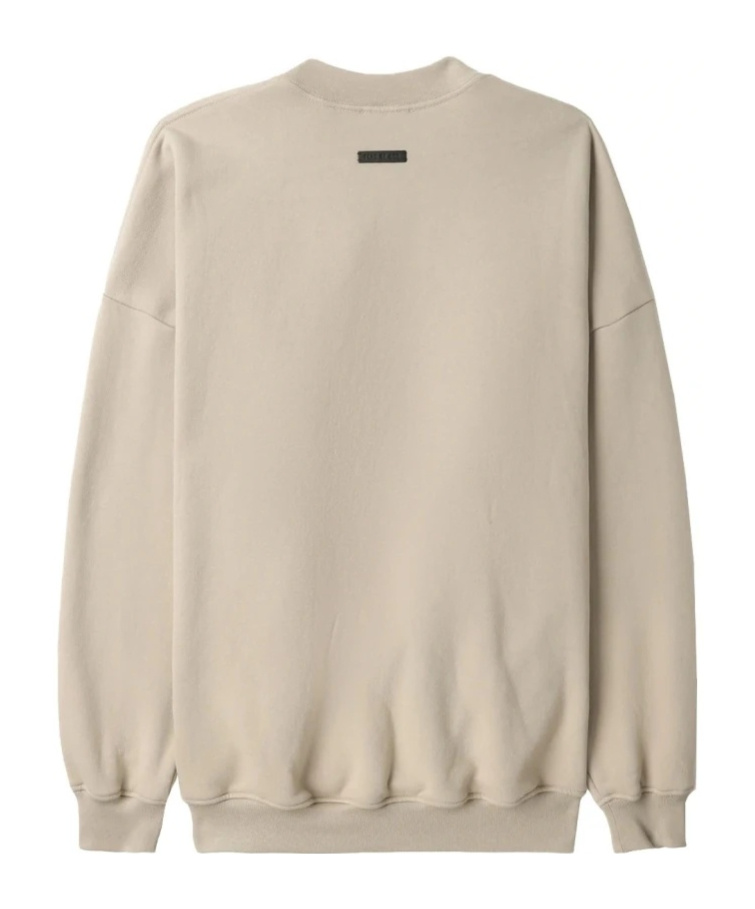 Fear Of God Eternal Printed Crewneck Sweatshirt In Brown