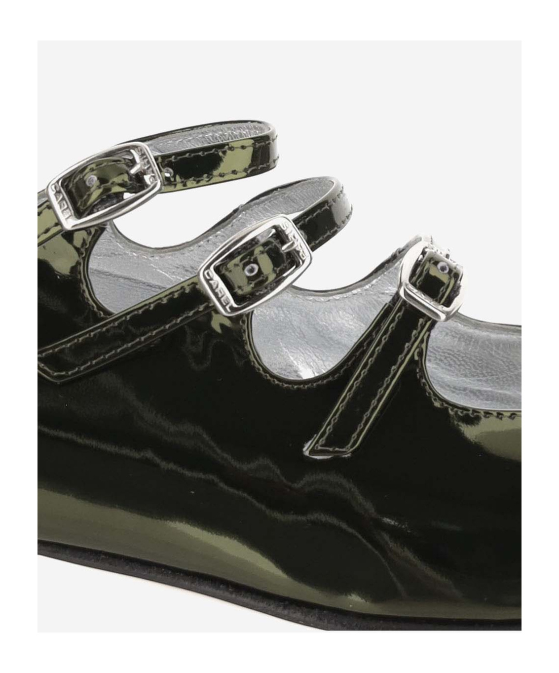 Carel Paris Ariana Green Mary Jane Pump In Black