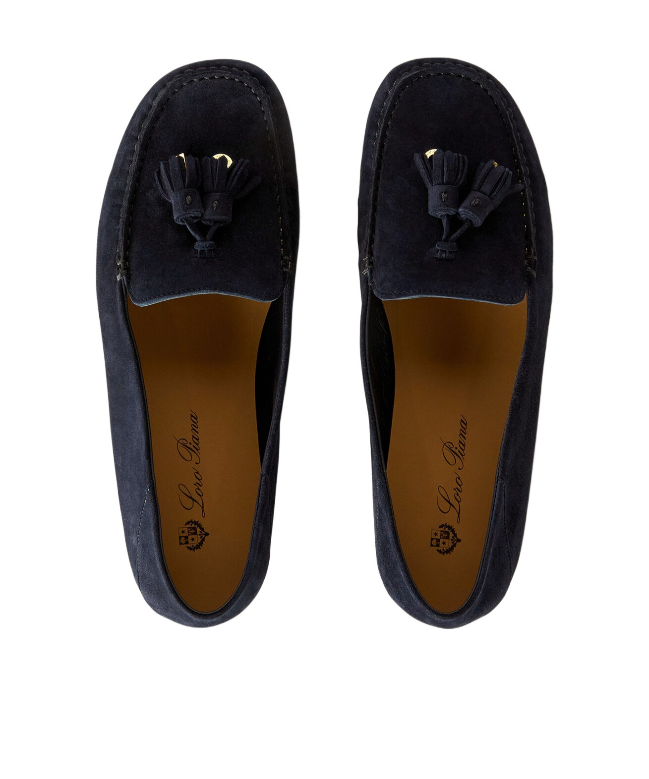 Shop Loro Piana Dot Sole Loafers In Black