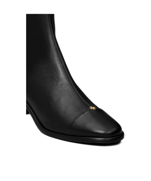 TORY BURCH 55MM LOGO-PLAQUE BOOTS 