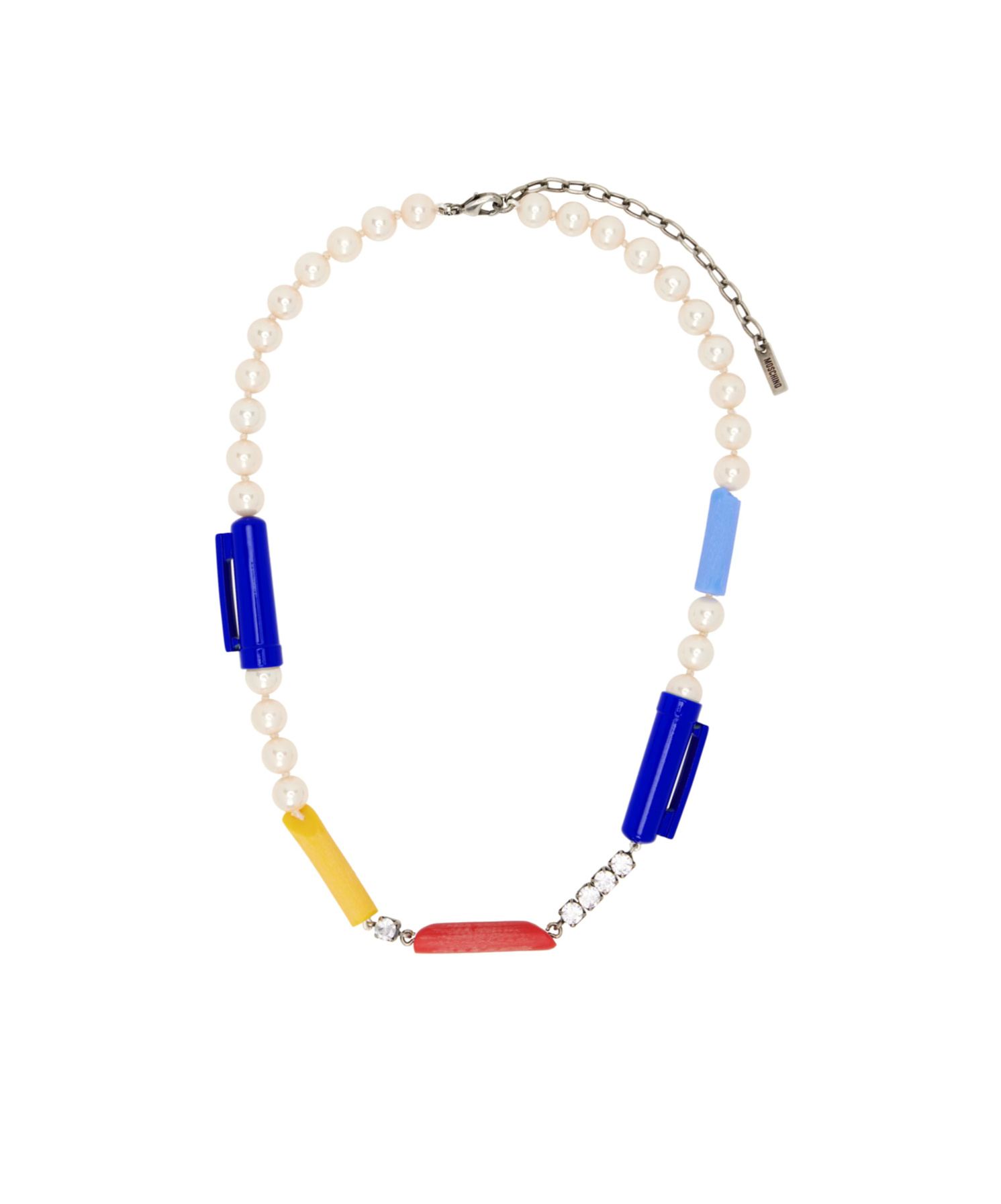Moschino Multicolor Charm Necklace In Multi