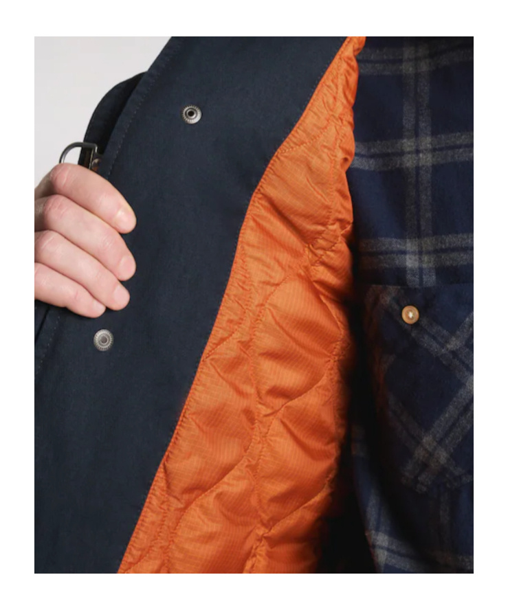 Fay 4 Ganci Cotton Jacket In Blue