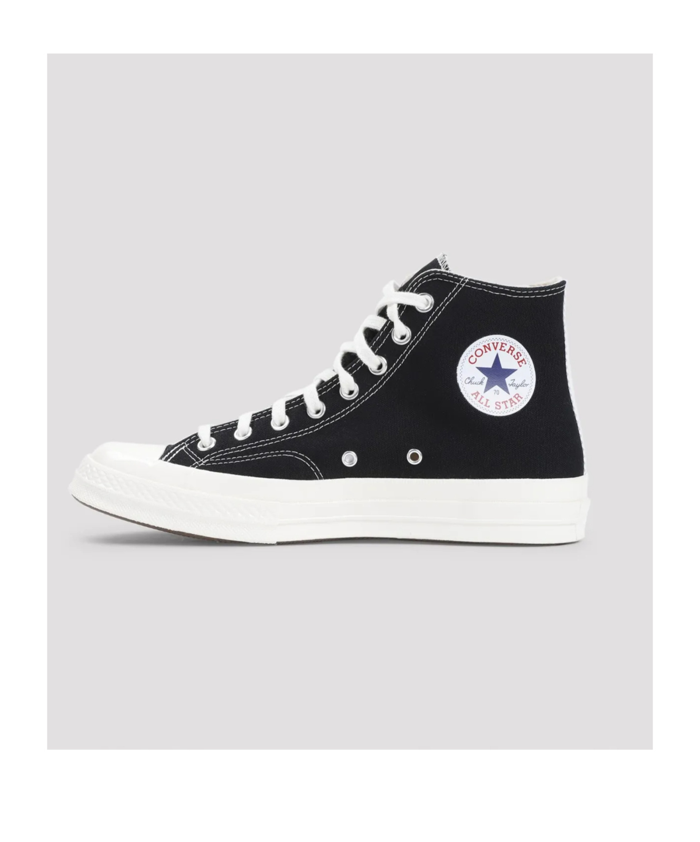 Comme Des Garçons Play X Converse X Converse Chuck Taylor 70 Single Heart Sneakers In Black