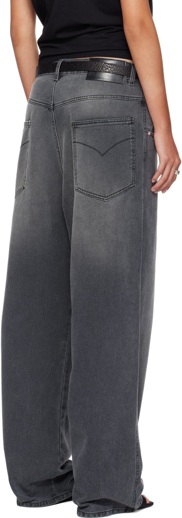 Lu'u Dan Kriss Kross Jeans In Gray