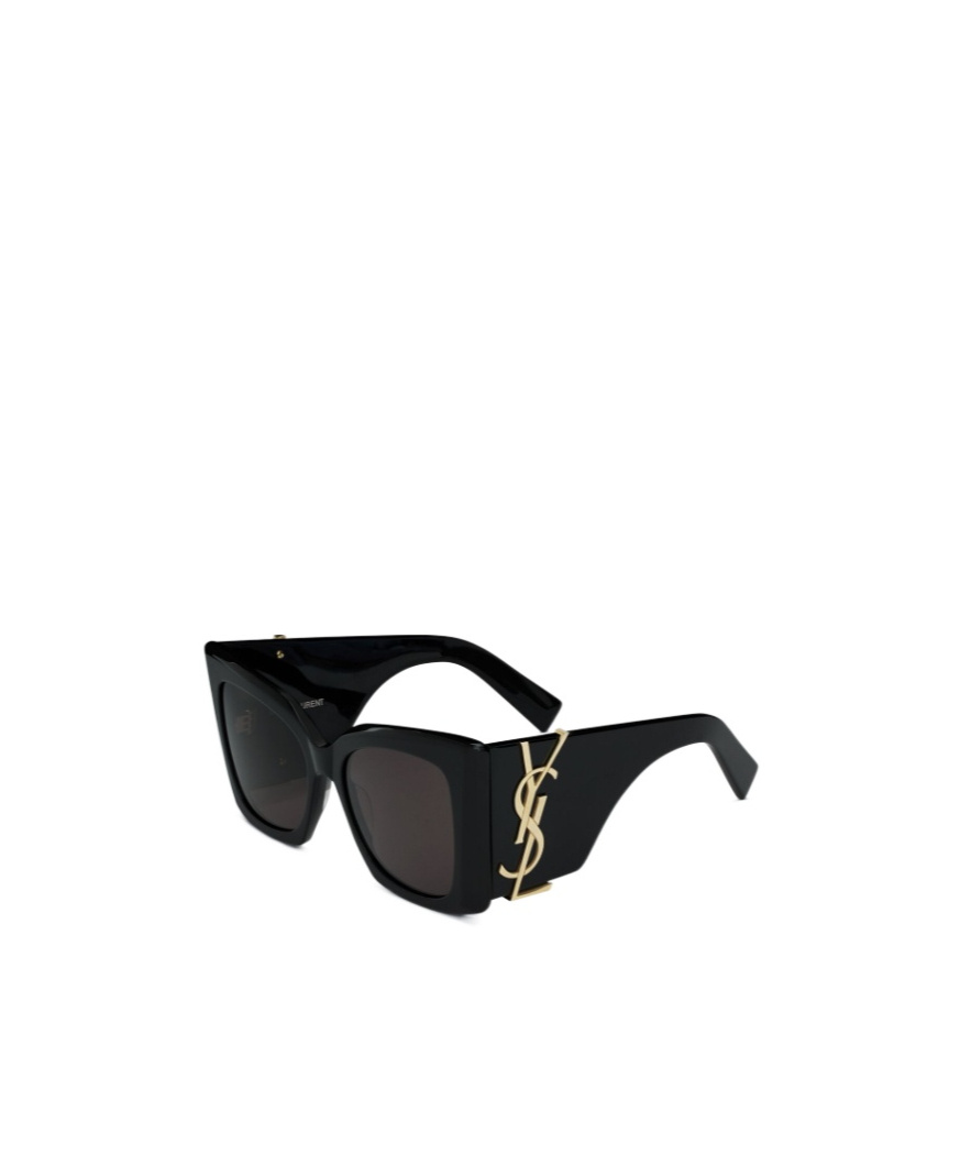 Saint Laurent Sl M119 Blaze Oversize-frame Sunglasses In Black