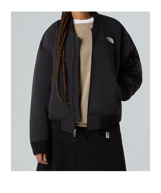 The North Face Tnf Bomber Jacket In Black