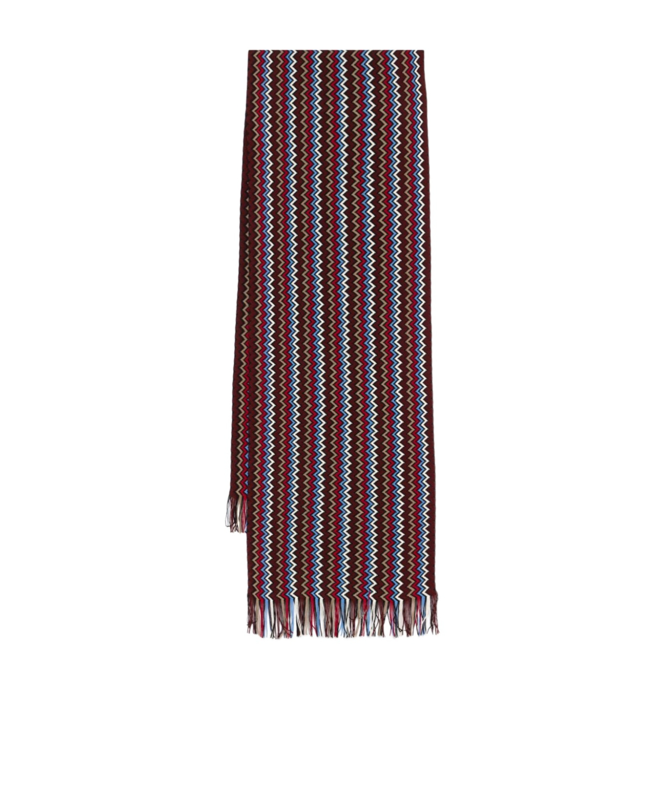 Missoni Zigzag Scarf In Brown