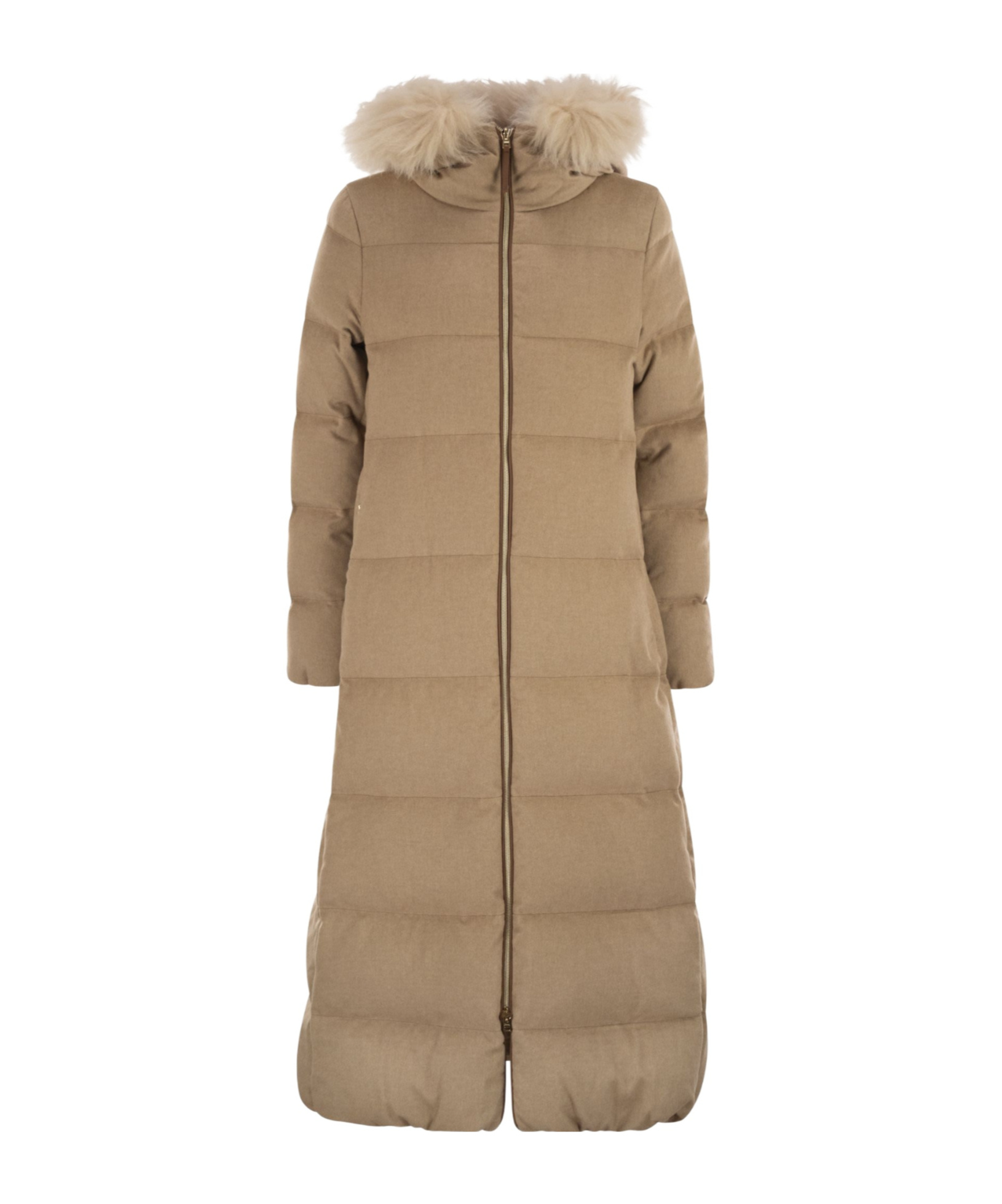 Herno Trousers And Down Jackets In Brown