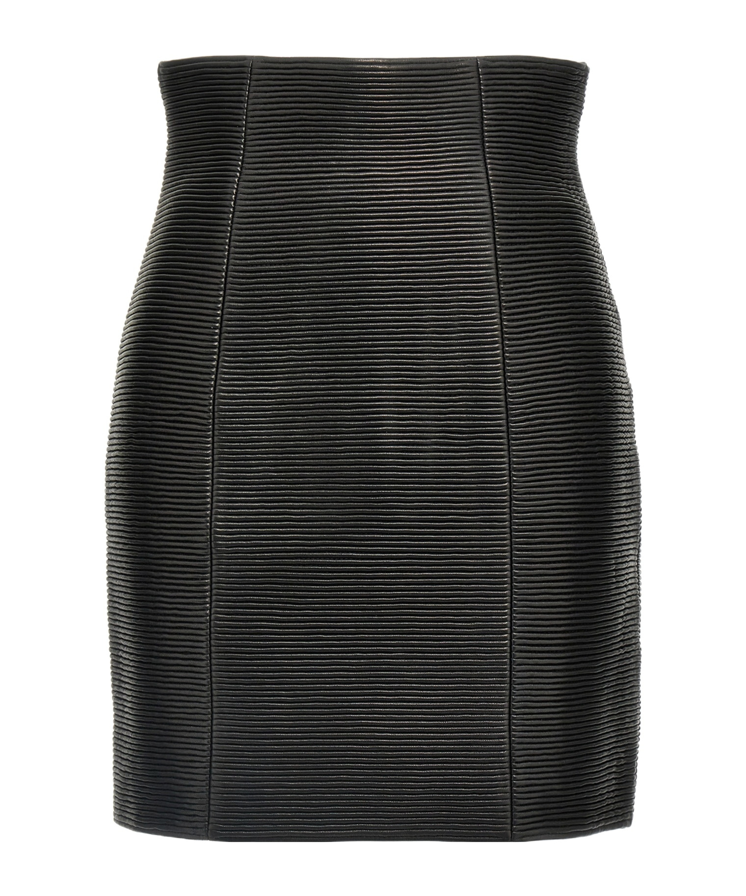 Balmain Hw Rolled Skirts In Black