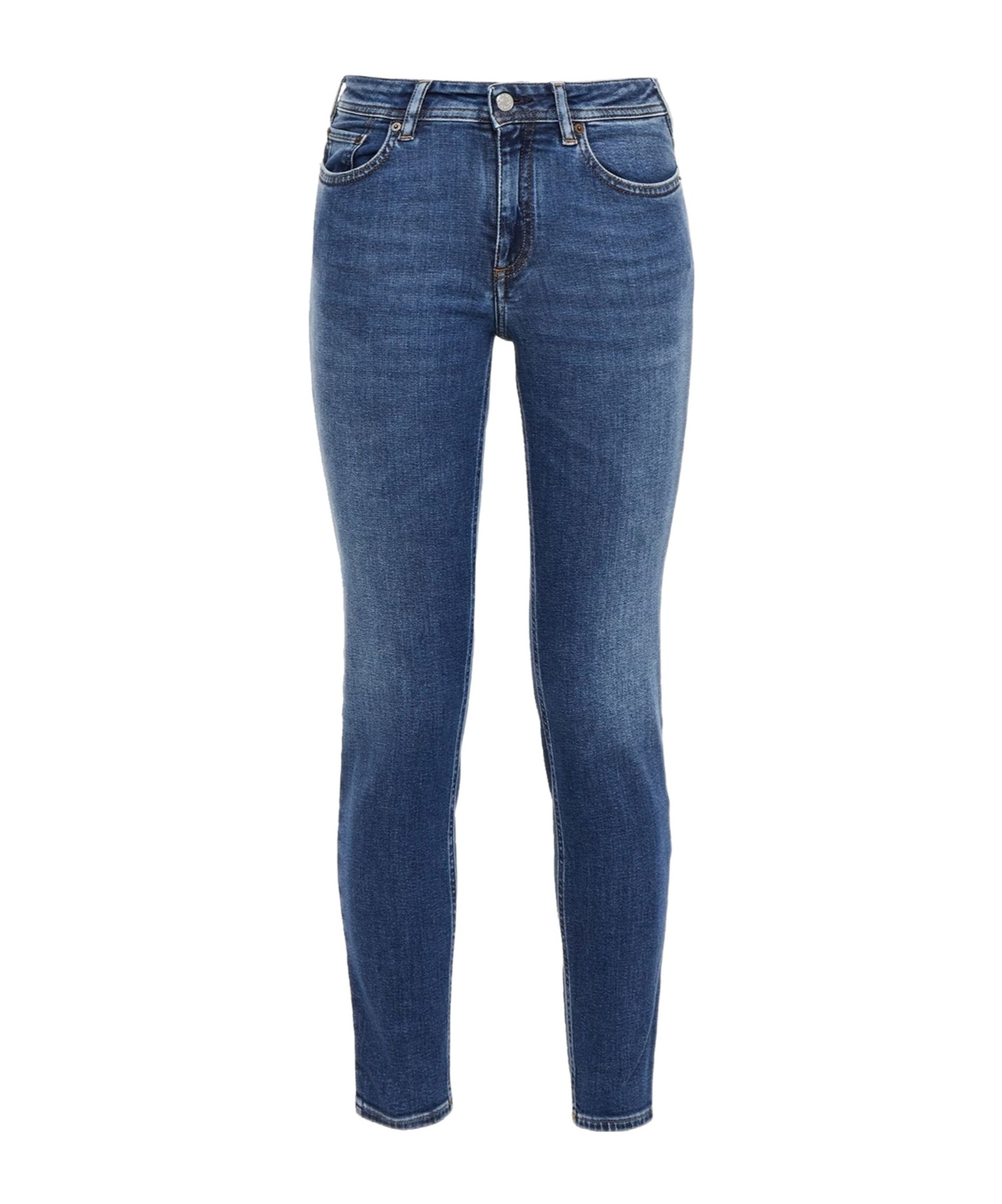 Acne Studios Jeans With Belt Loops In Blue