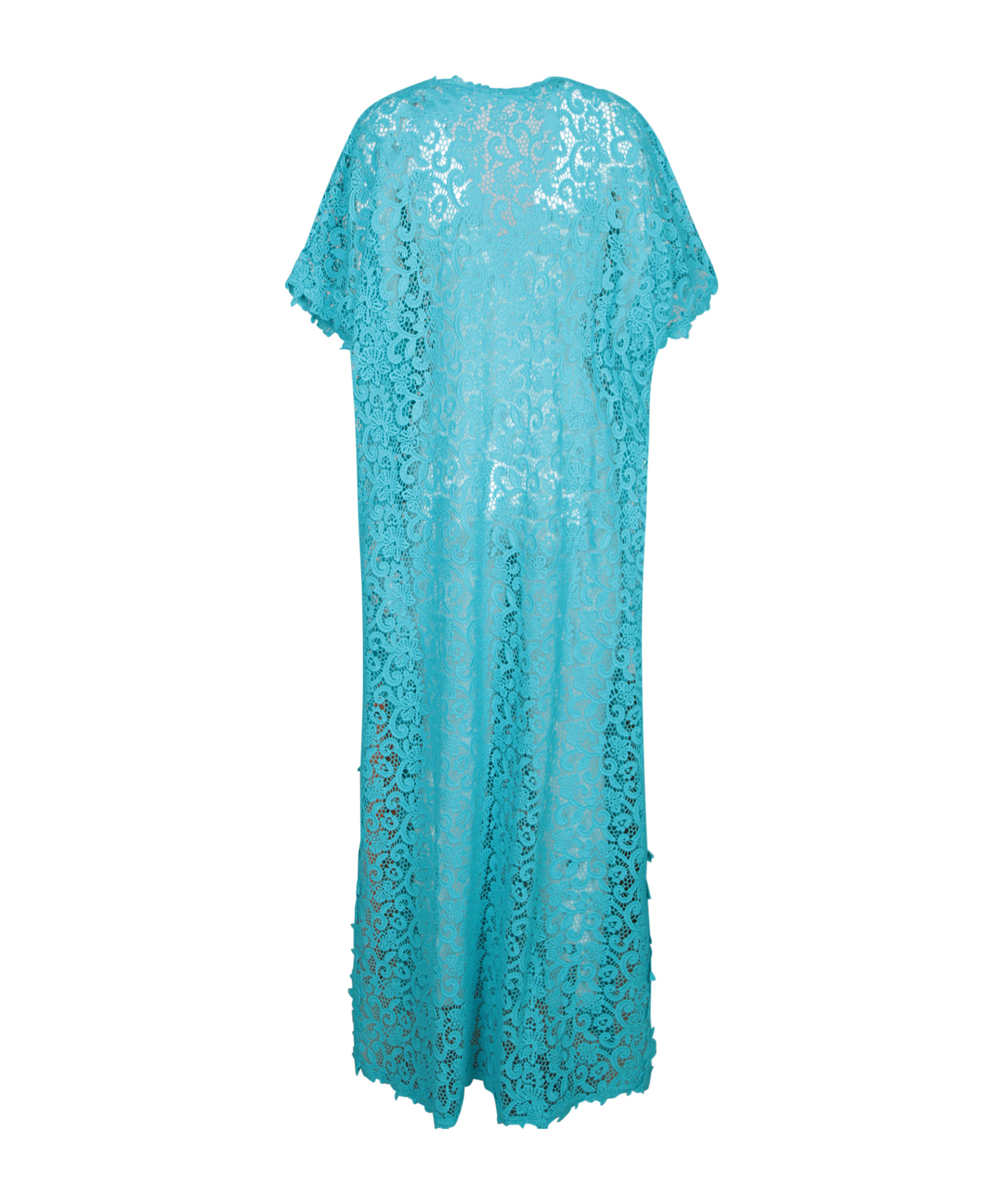 Ermanno Scervino Blue Lace Cape