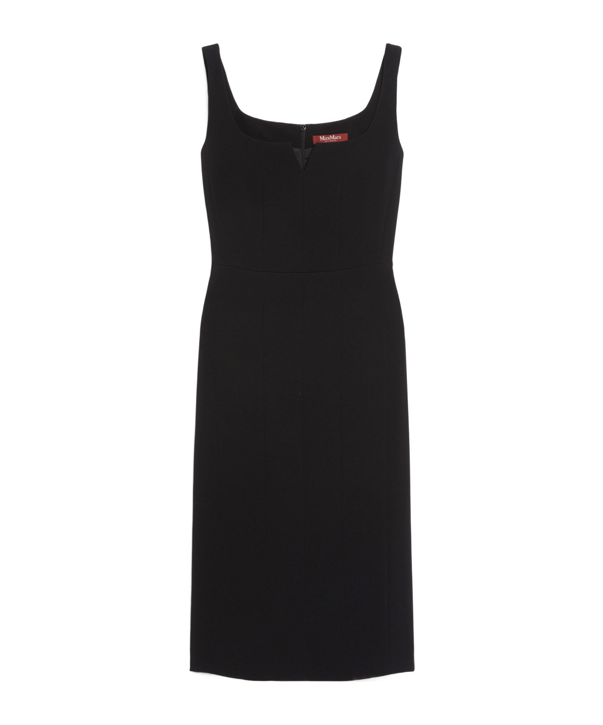 MAX MARA MAX MARA STUDIO BACK SLIT SLEEVELESS DRESS