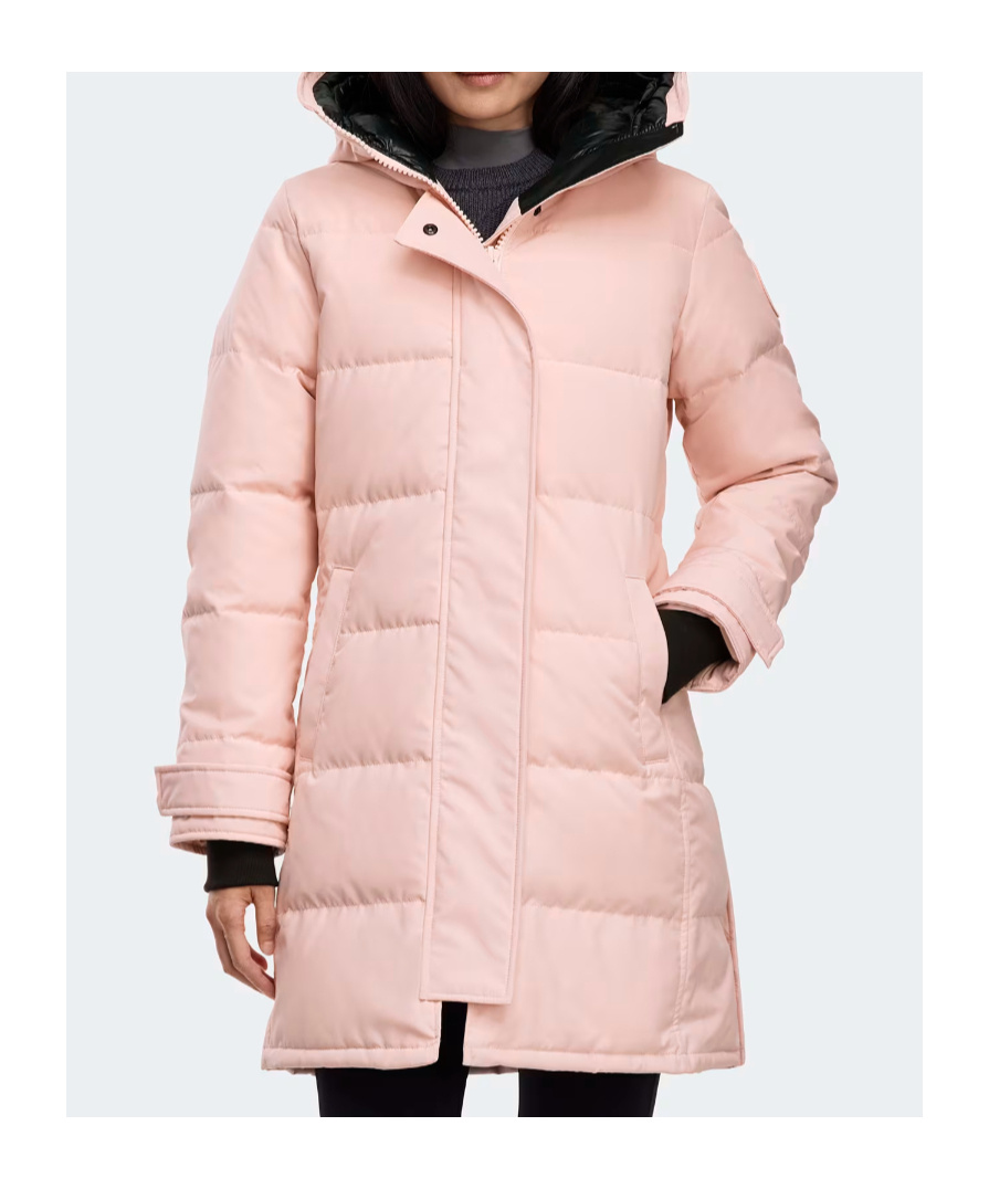 Canada Goose Shelburne Parka Tonal Label In Pink