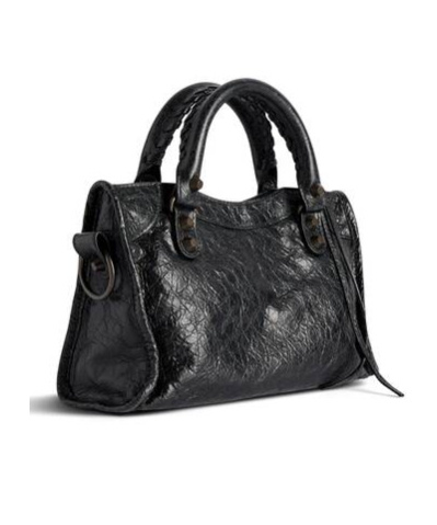 Balenciaga Women's Le City Mini Bag With Charms In Black In Black