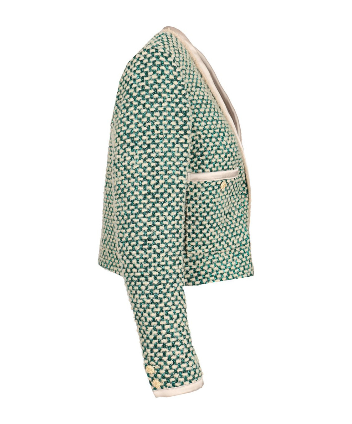 Forte Forte Tweed Jacket In Green