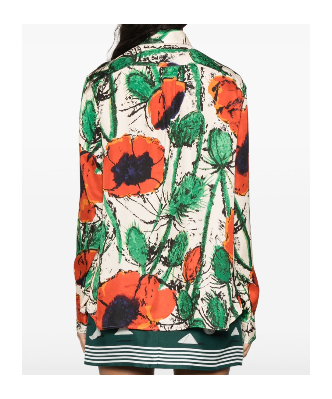 Wales Bonner Althea Shirt In Multicolor