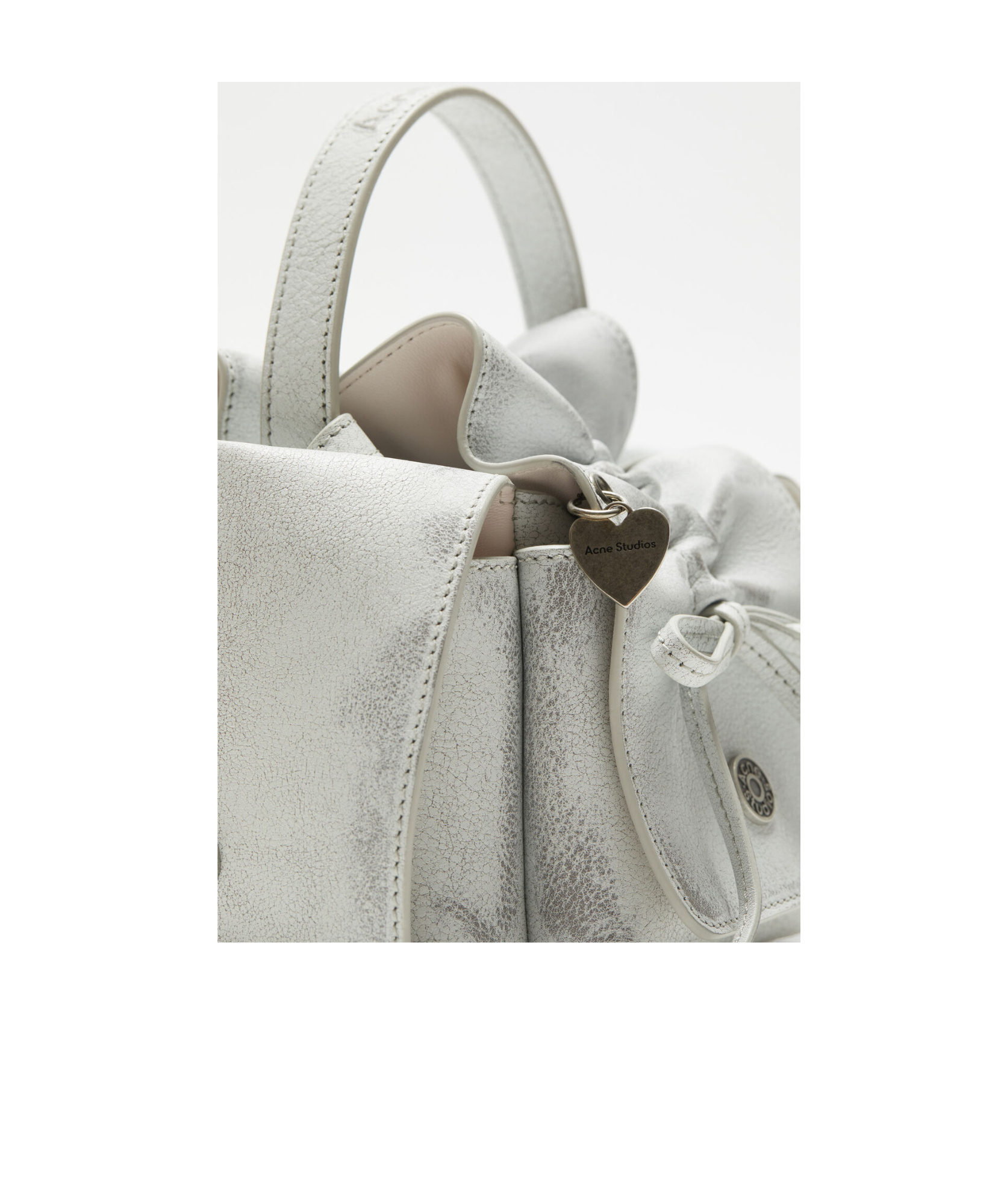 Acne Studios Multipocket Mini Camera Shoulder Bag In Gray