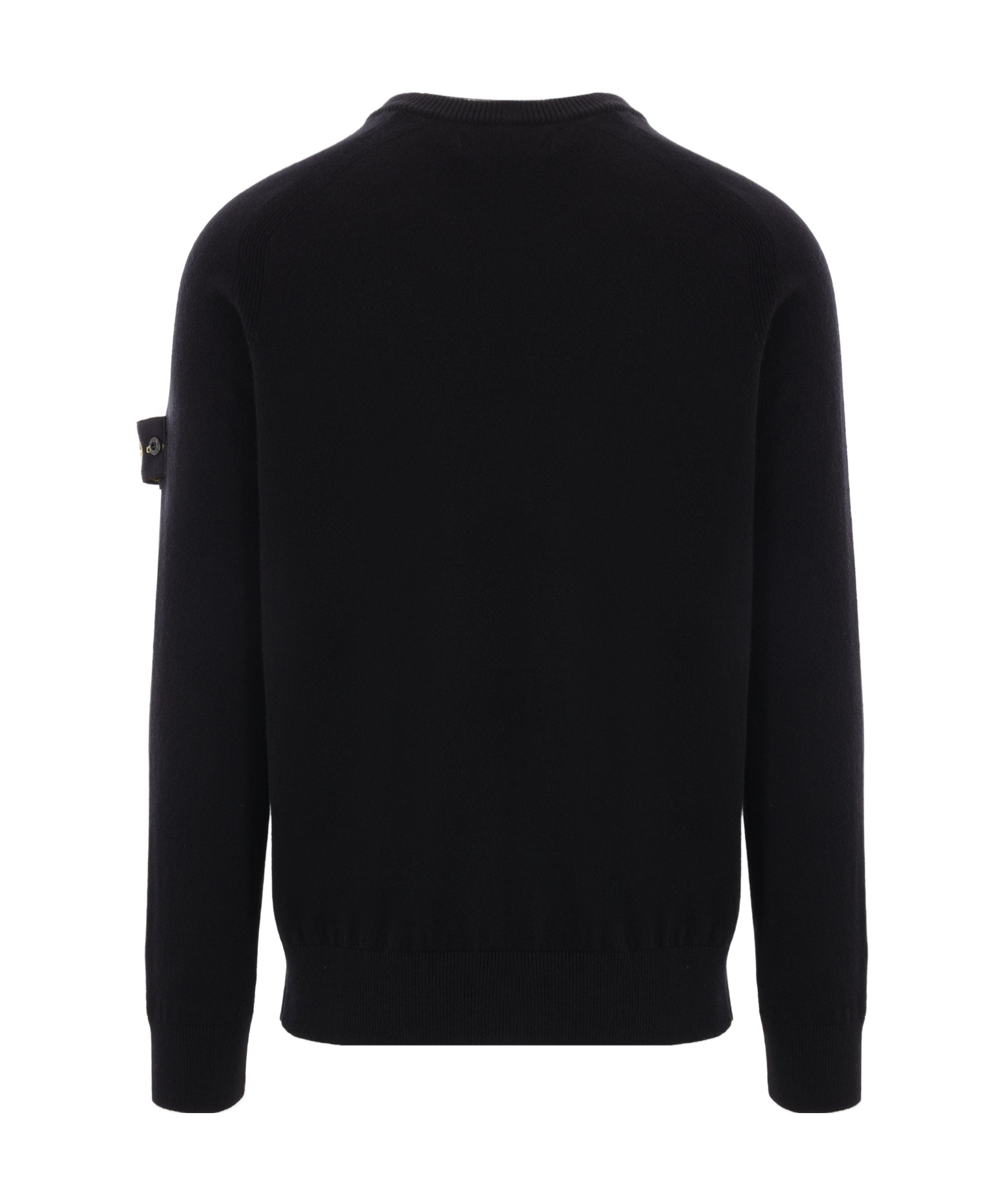 Shop Stone Island Compass-badge Sweater In Black